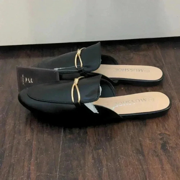 MUSSHOE Mules for Women Flats Comfortable Slip on Women Mules Backless Loafers - Picture 3 of 9